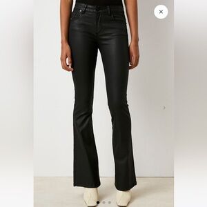 NWT Lois Raval 16 Flared Jeans Black Size 27